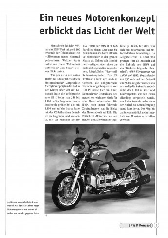 BMW K-Modelle "Der fliegende Ziegelstein"