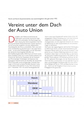 Audi 1910-2000 - Auto Union - DKW - Horch - Wanderer