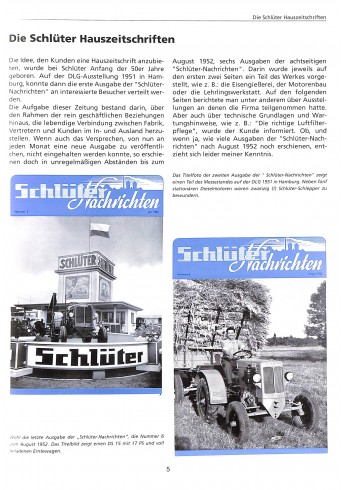 Schluter Illustrierte und Schlepper-Prospekte Voorkant