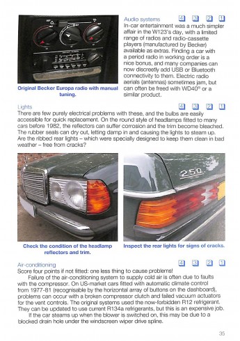 Mercedes Benz W 123All models from 1976 to 1986