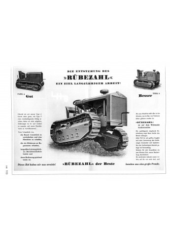 Raupenschlepper Prospekte-Grafiken-Bilder