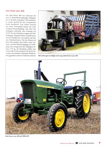 John Deere Traktoren im Einsatz