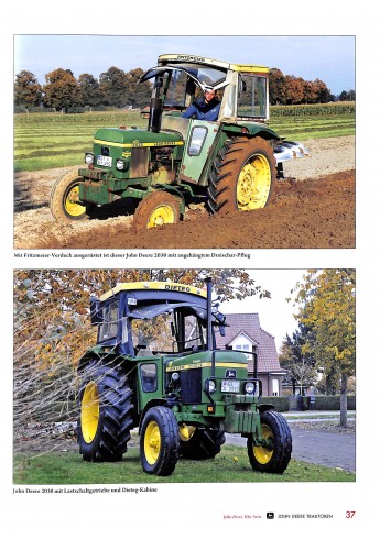 John Deere Traktoren im Einsatz