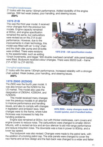 Kawasaki Z1 & Z900 Covers Z1, Z1A, Z1B, Z900 & KZ900, 1972-1976