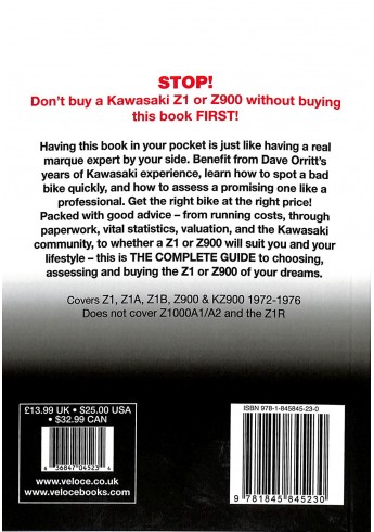 Kawasaki Z1 & Z900 Covers Z1, Z1A, Z1B, Z900 & KZ900, 1972-1976
