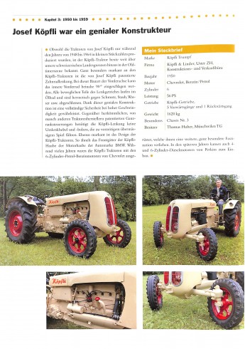 Schweizer Traktoren und Landmaschinen Band 1