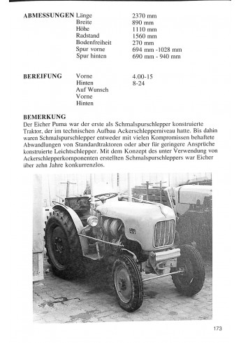  Alle Traktoren von Eicher, Band 1 Voorkant