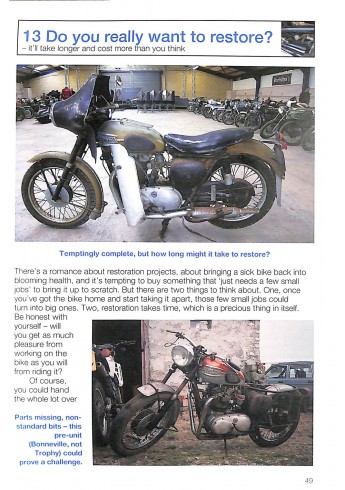 Triumph Thunderbird, Trophy & Tiger 650cc & 750cc models: 1950-1983