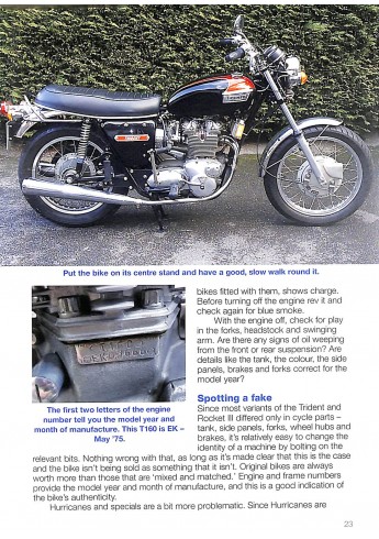 Triumph Trident & BSA Rocket III 1968 to 1976