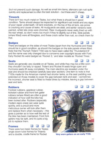 Triumph Trident & BSA Rocket III 1968 to 1976