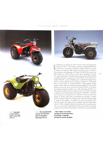 Quad tous les modèles