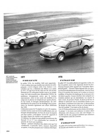 Le Guide Alpine A-310 4 & 6 cylinders 2e editie