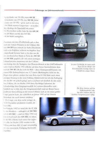 Mercedes Benz Typen und Geschichte