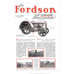 Fordson 1 - Traktoren von Fordson & Ford 1917 - 1964
