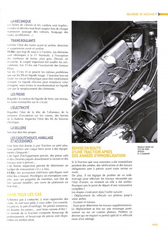 Le Guide Traction 11 ET 15-SIX 1945-1957