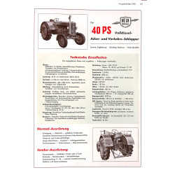 Hela Traktoren Alle Typen und Prospekte
