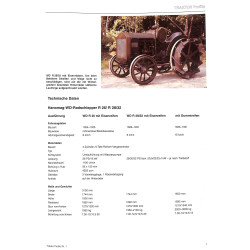 Hanomag, Profile 1 1924-1949