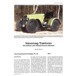 Hanomag, Profile 3 , Die kleinen und mittelschweren modellen