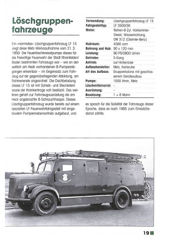 Mercedes Benz Feuerwehren L3500/L311