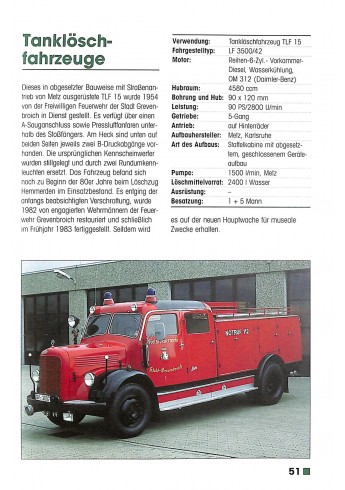 Mercedes Benz Feuerwehren L3500/L311