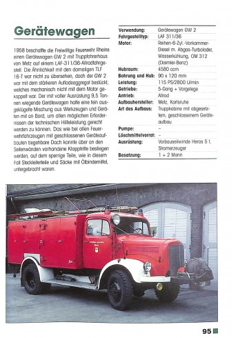 Mercedes Benz Feuerwehren L3500/L311