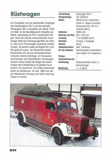 Mercedes Benz Feuerwehren L3500/L311