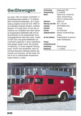 Mercedes Benz Feuerwehren L3500/L311