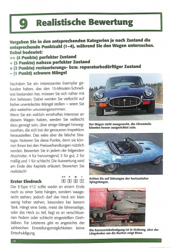 Jaguar E-Type V12 5,3 Litre -  Alle Modelle von 1971-1975