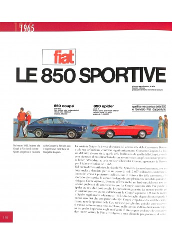 Il grande libro delle sportive  Fiat - Spider E Coupe