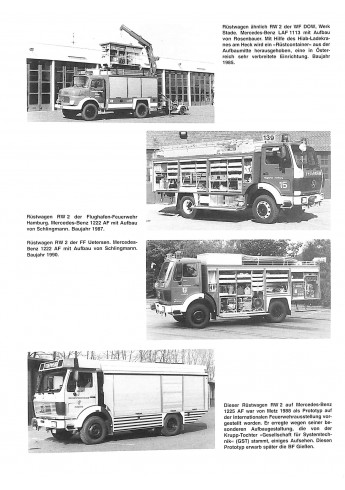 Fahrzeuge der Feuerwehr und des Rettungsdienstes seit 1990