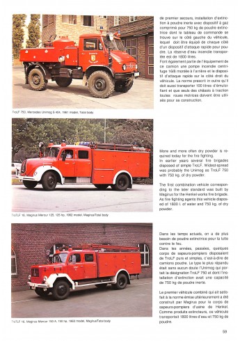 German fire engines since 1945 Les voitures des pompiers allemands depuis 1945