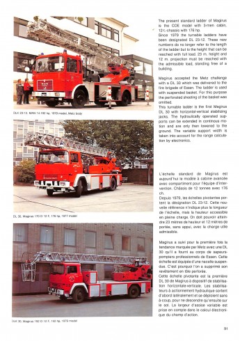 German fire engines since 1945 Les voitures des pompiers allemands depuis 1945