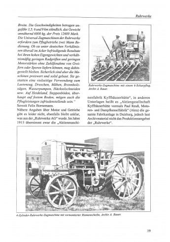 Schlepper und landwirtschaftliche Maschinen aus dem Ruhrgebiet