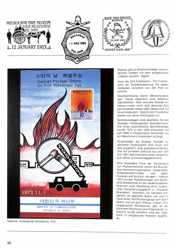 Feuerwehr und Philatelie - Briefmarken und postalische Dokumentationen aus der internationalen Geschichte der Feuerwehr