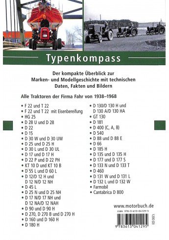 Fahr-Traktoren - 1938-1968