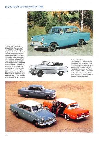 Opel Rekord & Commodore - Entwicklung, Geschichte, Technik