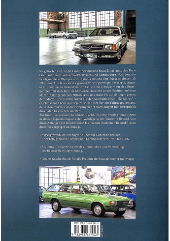 Opel Rekord & Commodore - Entwicklung, Geschichte, Technik