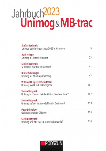 Jahrbuch Unimog & MB-trac 2023