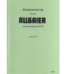 A03 - Betriebsanleitung für den Allgaier Dieselschlepper A12