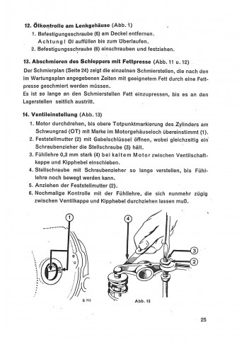 A03 - Betriebsanleitung für den Allgaier Dieselschlepper A12