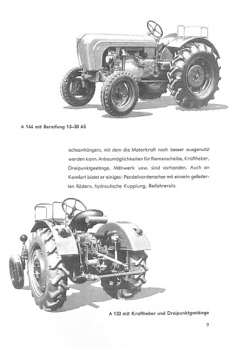 A09 - Bedienungsanleitung Allgaier Porsche-Diesel A122/133/144