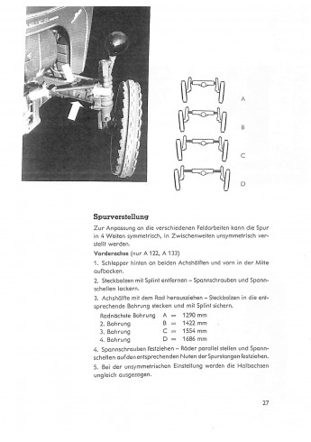 A09 - Bedienungsanleitung Allgaier Porsche-Diesel A122/133/144