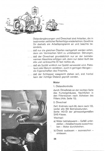A13 - Betriebsanleitung Allgaier Dieselschlepper AP16