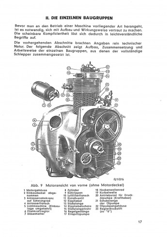 A15 - Betriebsanleitung für die Allgaier Dieselschlepper A111 A111V