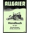 A20 - Allgaier Handbuch für den Dieselschlepper R22, A22, A24