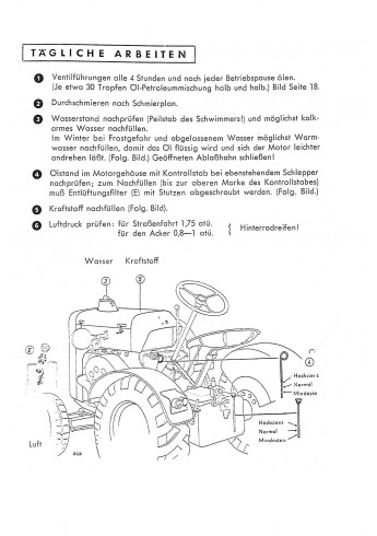 A20 - Allgaier Handbuch für den Dieselschlepper R22, A22, A24