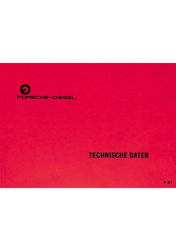P01 - Porsche-Diesel Technische Daten P01 - Porsche-Diesel Technische Daten