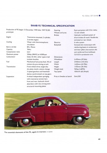 Saab 92 - 96V4 The Original Saab  - The Complete Story