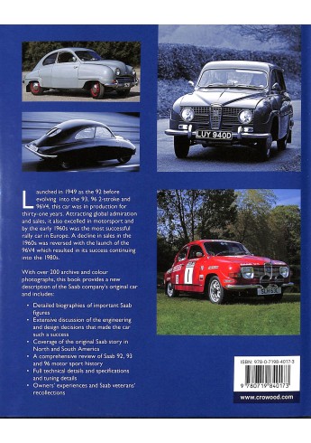 Saab 92 - 96V4 The Original Saab  - The Complete Story