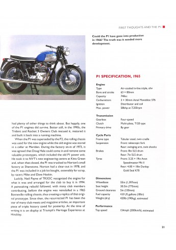 TRIUMPH TRIDENT EN BSA ROCKET 3